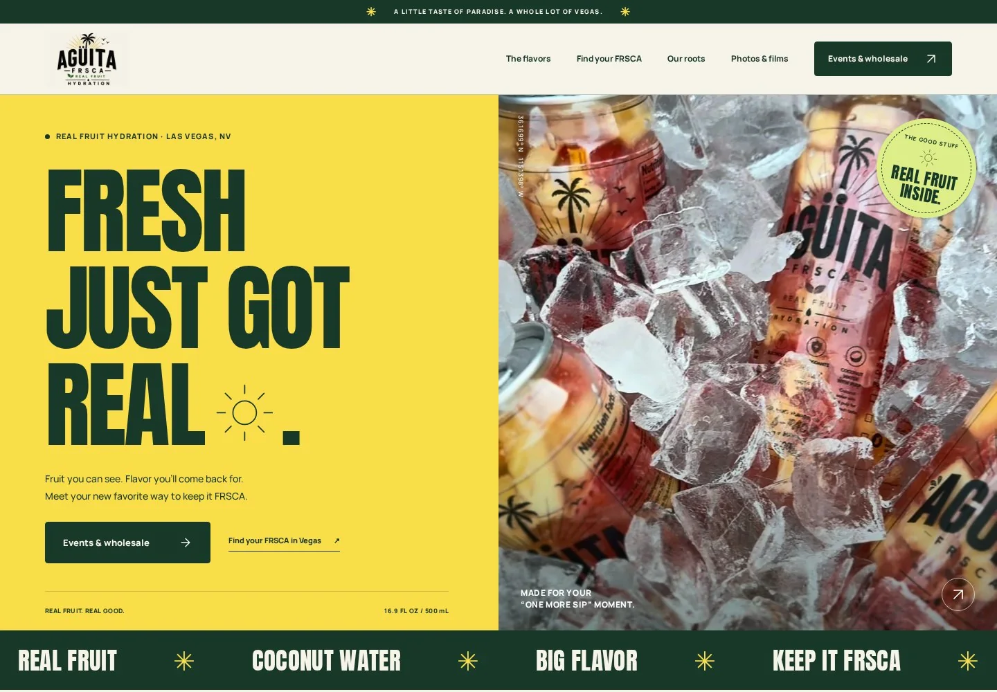 Agüita FRSCA website design